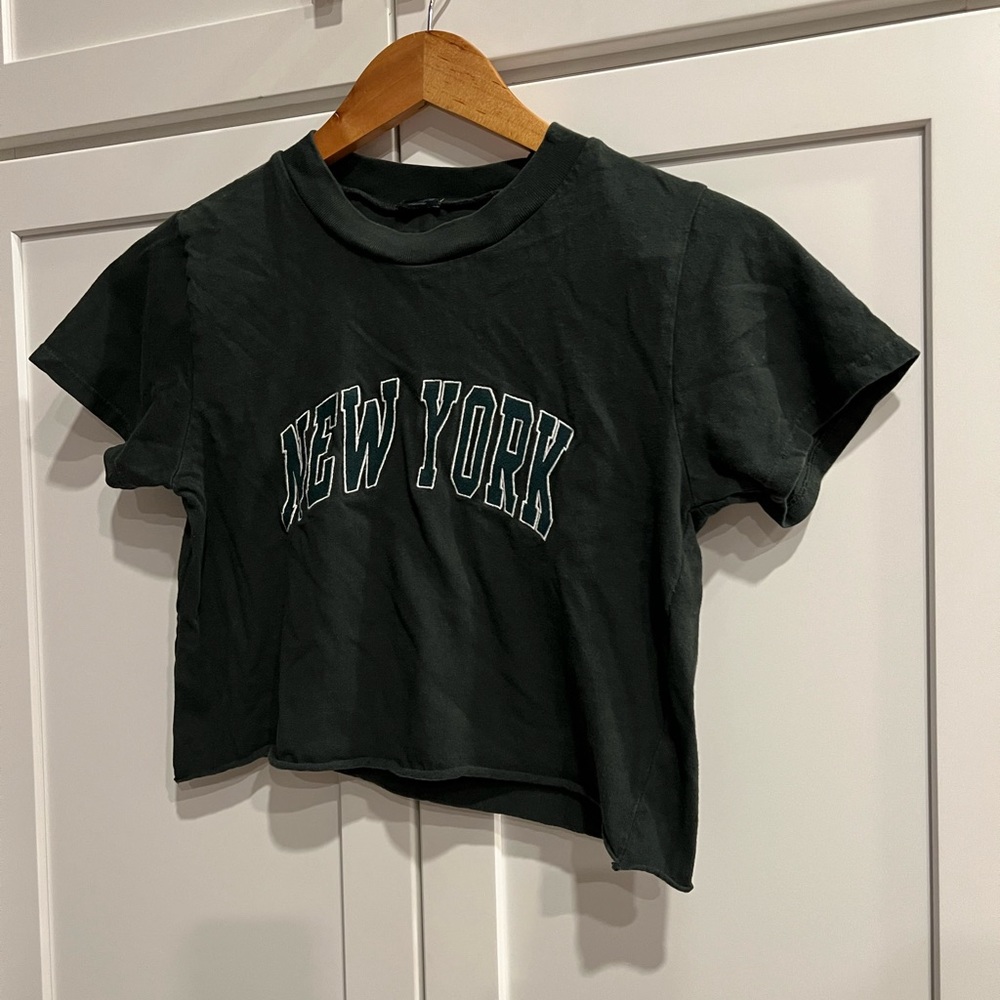 John Galt for PacSun New York cropped baby tee